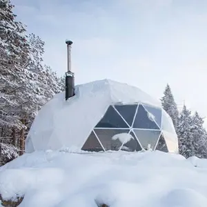 Прозрачные наружные кемпинговые геодезические купольные палатки igloo, 4 м, 5 м, 6 м, 7 м, 8 м, Купольный дом