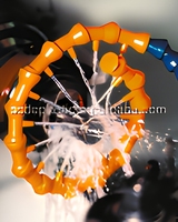 LAI-XIN Factory Wholesale 1/4 1/2 Inch Modular Coolant Hose System Side Flow Nozzle for CNC Machine Tool Accessories