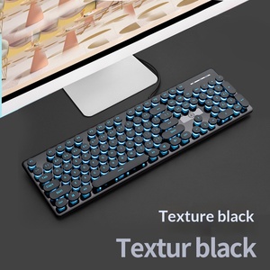 <span class=keywords><strong>Teclado</strong></span> <span class=keywords><strong>para</strong></span> Juegos con Cable YINDIAO V8 de 104 Teclas, Teclas Retro Punk con Sensación Mecánica, LED de Arcoíris <span class=keywords><strong>para</strong></span> <span class=keywords><strong>PC</strong></span> y Portátil - Product Image 3