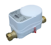 Compteur de débit ultrasonique fiable DN15 DN25 pour tuyau en laiton IP68 avec vanne WiFi et contrôle via application Tuya Zigbee