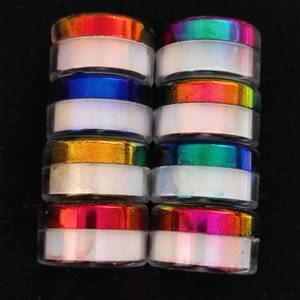 Hochwertiges weißes Aurora Irides cent Multi Chrome Chamäleon Farb verschiebung pigment pulver für Autolack/Harz Art/Kosmetik - Product Image 1