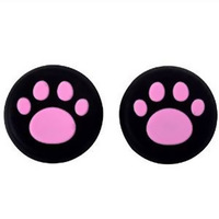 Compatible avec One et 360 ; Capuchons de touches style chat ; Capuchons en silicone pour manette ; Capuchons de joystick en forme de patte de chat ; Fabriqué en Chine
