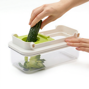 Portable Multi Blade Vegetable <b>Chopper</b> Slicer With Storage Container For Quick Home <b>Food</b> Preparation Tasks - Product Image 1