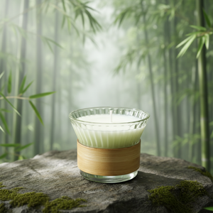 Juego de Velas Aromáticas de Cera de Soya Premium, Hechas a Mano al Estilo Chino, con Diseño de Bambú, para Decoración del Hogar en Días Festivos - Product Image 1