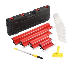 Dingyue vách thạch cao công cụ làm mịn thìa thép không gỉ skimming lưỡi thiết lập cho nhanh chóng Putty ăn skimming lưỡi vách thạch cao - Product Image 1