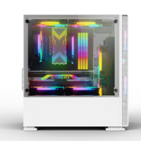 Nouvelle conception, boîtier de PC de jeu ATX en alliage d'aluminium, très vendu, en stock