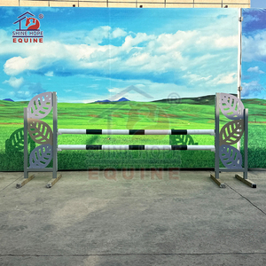 <strong>Aluminum</strong> Horse <strong>Show</strong> <strong>Jumping</strong> Stand for Equestrian Training - Product Image 4