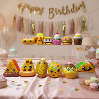 Jouets Squishy à Montée Lente Faible MOQ, Forme Pack de Snacks, Jouets Squishy Pain Anti-Stress, Cadeaux Promotionnels Doux à Presser