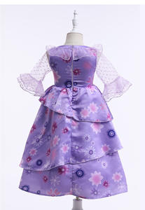 Costume de film télévisé à manches courtes pour filles, robes de cosplay Encanto pour Noël sacré - Product Image 5