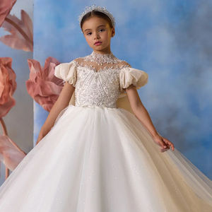 Grandi ragazze treno abbigliamento per bambini ragazza fiore abito di compleanno ragazza festa di nozze abito abito da sposa principessa abito da sposa abito da ballo per i bambini - Product Image 6