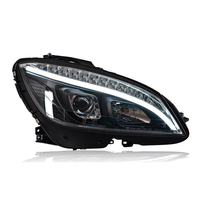 Phares automatiques SJC pour Mercedes Benz classe C W204 2007 - 2014 feux avant Laser LED assemblage associé DRL Plug and Play