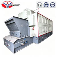 Boiler Uap SZL10-1.25 Berbahan Bakar Batubara & Biomassa 2-20t/jam Boiler Horizontal Chain Grate Berbahan Bakar Sekam Padi untuk Pemanas