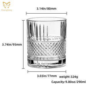 Verre à whisky classique rotatif style old fashioned, verre à vin et à bière, verre à shot créatif pour le whisky, verrerie à boire - Product Image 6