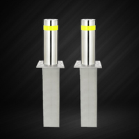 Bollard en acier inoxydable 304 à dégagement manuel avec système de réduction d'urgence pour écoles – Vente directe usine