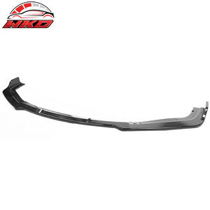 Lèvre de pare-chocs avant compatible avec Honda Civic 2019-2021 style IKON V4, imitation fibre de carbone, PP, 1 pièce, pièces auto de haute qualité, kit carrosserie - Product Image 2