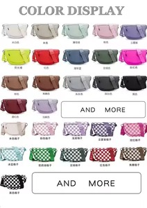 <span class=keywords><strong>Riñonera</strong></span> Lulu Personalizada para Mujer, Bolso <span class=keywords><strong>Bandolera</strong></span> de Nailon de 1 Litro para Viajes, Correr, para Cualquier Lugar, Mini Bolso de Hombro Tipo Lulu para Festivales - Product Image 2