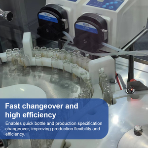 Máquina llenadora de jabón líquido de producción de alta velocidad con boquilla rotativa de 6 cabezales - Product Image 2