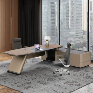 Bureau de direction en forme de L en bois moderne pour <span class=keywords><strong>Boos</strong></span> Office et Home Office - Product Image 3