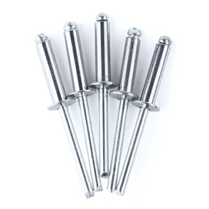 Aluminum and Steel Open End Blind Rivets - Dome Head Pop Rivets for Various Applications