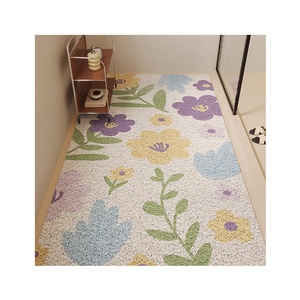 Tapis de salle de bain moderne en PVC à motif de dessin animé, antidérapant, imperméable, découpable, pour une couverture complète du sol de la douche à la maison - Product Image 5