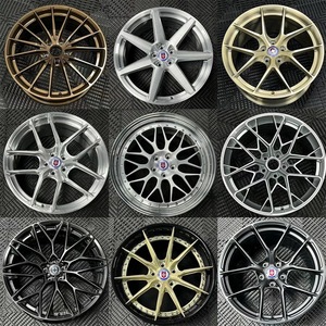 Rines Deportivos de Aleación de Aluminio Forjado Hyper Black de 18 a 22 Pulgadas con Acabado Gris Metálico para Autos Japoneses NIO <span class=keywords><strong>Evoque</strong></span> Zeekr - Product Image 3