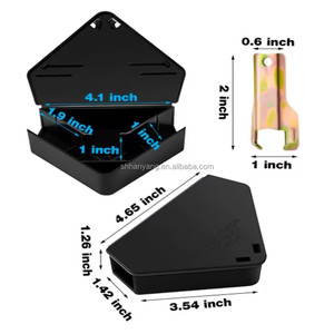 Estación de Cebo para Ratones con Llaves - Estación de Cebo para Ratones Recargable para Exteriores, Reutilizable, para Ratones Pequeños y <span class=keywords><strong>Ratas</strong></span>, Caja de Envenenamiento - Product Image 4
