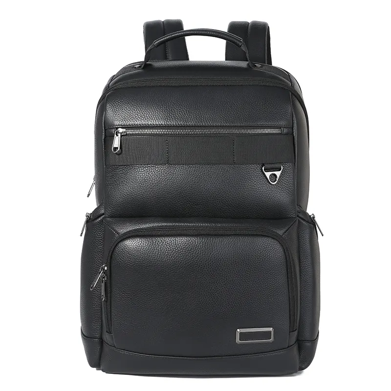 Пользовательский кожаный рюкзак для ноутбука модный спортивный большой емкости водонепроницаемый рюкзак для путешествий с Usb-портом