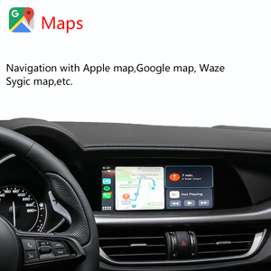 Apple CarPlay inalámbrico y Android Auto para <span class=keywords><strong>Alfa</strong></span> <span class=keywords><strong>Romeo</strong></span> <span class=keywords><strong>Stelvio</strong></span> <span class=keywords><strong>2018</strong></span> Mirror Link AirPlay Plug Play Radio Detector de radar integrado - Product Image 5