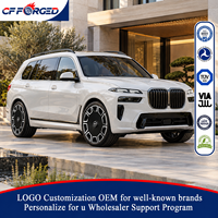 Vente flash - Jantes en alliage forgé monobloc polies noires 22x9.5 23x10.5 24x10 5x112 pour BMW X7 M60i SUV