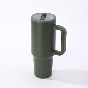 2026 New 40oz Luxury Vacuum <b>Flask</b> <b>Bottle</b> 304 Stainless Steel Iced Coffee Tumbler Leak-Proof Foldable Portable Direct-Drinking - Product Image 4