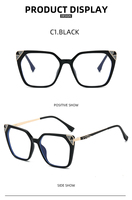 Lunettes optiques œil-de-chat vintage tendance 2026, monture TR90 pour tous les visages, lunettes de créateur OEM/ODM