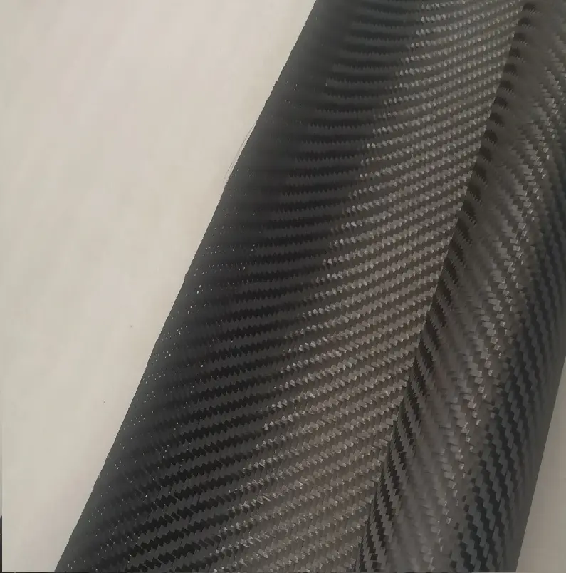 1m Width 200g Twill Weave Carbon Fiber Woven Fabric