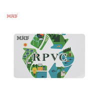 Carte NFC MIFARE Plus EV1 2K 4K HF Chip, matériau écologique personnalisé RPVC PLA