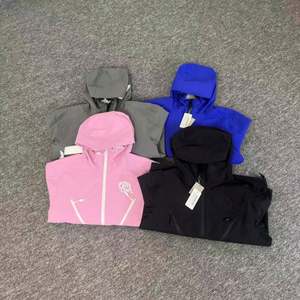 Designer Pink Mertra Men's Long Sporty <b>Quilted</b> <b>Jacket</b> Windproof High Quality Lightweight Polyester Oversized Letter <b>Pattern</b> - Product Image 1