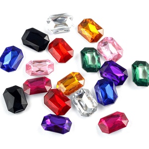 Cristales Acrílicos Rectangulares de 10x14mm para Manualidades, Decoración de Bolsos, Ropa, Accesorios, Joyería y Prendas - Product Image 3