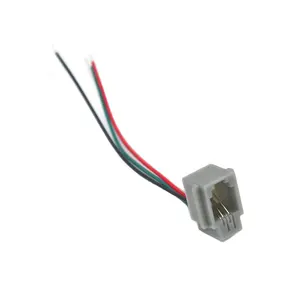 616MS Modular Jack 3 Wire RJ11 6P4C Female Connector