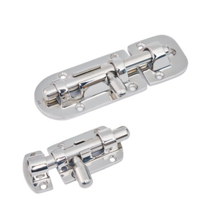 Stainless Steel <b>Door</b> Latch 60x30 110x38 Marine Grade RV Yacht Drawer Bolt Simple Lock Mechanism - Product Image 1
