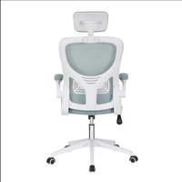 Chaise de bureau moderne en maille à hauteur réglable, dossier mi-haut, siège coulissant, dossier personnalisable, pour bureau à domicile, vente en gros