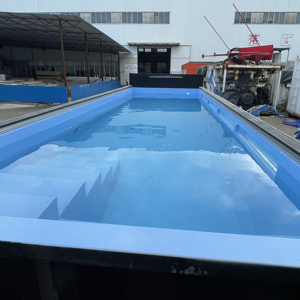 <span class=keywords><strong>Piscine</strong></span> conteneurisée avec spa, <span class=keywords><strong>piscine</strong></span> portable à double immersion et jacuzzi pour jardin extérieur et villa - Product Image 3