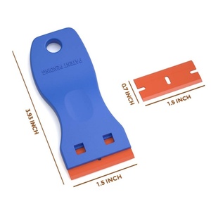 <b>Plastic</b> Razor Blade Glass Cooktop <b>Scraper</b> for Label Removal - Product Image 2
