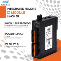 Module d'entrée numérique 32 canaux 32DI NPN PNP Modbus TCP IO Module Port Ethernet Tension d'alimentation DC 12/24V Entrée et sortie (IO)