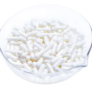 Полые желтые белые желатиновые капсулы pharma bovine, Размер 1