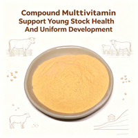 Poudre Jaune de Vitamines et d'Acides Aminés de Qualité Alimentaire Heshun pour Veaux et Agneaux Favorisant la Croissance et la Santé Immunitaire