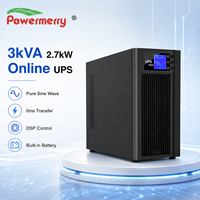 Onduleur en ligne 3 kVA 2,7 kW monophasé à double conversion, onde sinusoïdale pure, batterie intégrée pour la salle serveur et la sauvegarde des appareils réseau