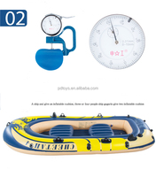 Vente directe d'usine, kayak gonflable en PVC P&D et bateau de surf certifié CE, capacité de 2 à 4 personnes, 175x148x61cm, lacs et rivières