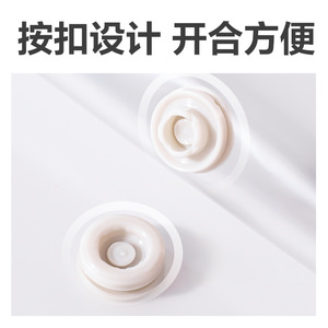 Deli Document Bag A4 Clear Snap Button Design For Office Use - Product Image 3