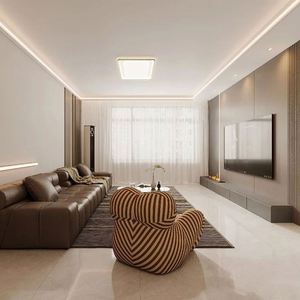 Design moderne de salon complet avec armoires TV, salle à manger et d'entrée personnalisées pour hôtels et appartements - Product Image 4