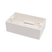PUXIN ABS Blanc 120 US Type RJ45 Face Plate Back Box et Bottom Box pour Télécommunications Connecteur Accessoires