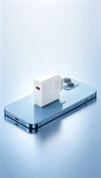 A1-7 120W Pengisi Daya Cepat Standar EU untuk Ponsel, QC3.0 Pengisi Daya Ponsel Cepat, Port USB-C Kompatibel dengan Ponsel