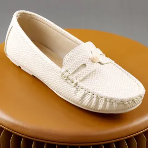 Ladies Moccasin Shoes Solid Squama Print Softsole Anti-slip Nurse Stuff Boat Shoes Round Close Toe Slip On Loafers Ballet Flats